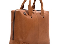 Laptop tas, plevier, basalt, cognac - afbeelding 2 van  7