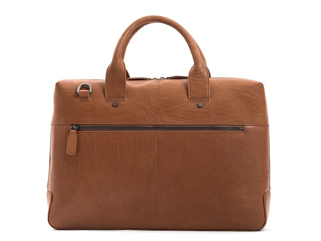 Laptop tas, plevier, basalt, cognac - afbeelding 4 van  7