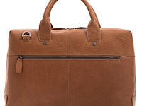 Laptop tas, plevier, basalt, cognac - afbeelding 4 van  7
