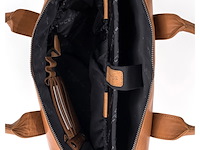 Laptop tas, plevier, basalt, cognac - afbeelding 6 van  7
