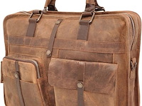 Laptoptas berba, 826-131, coffee - afbeelding 1 van  2