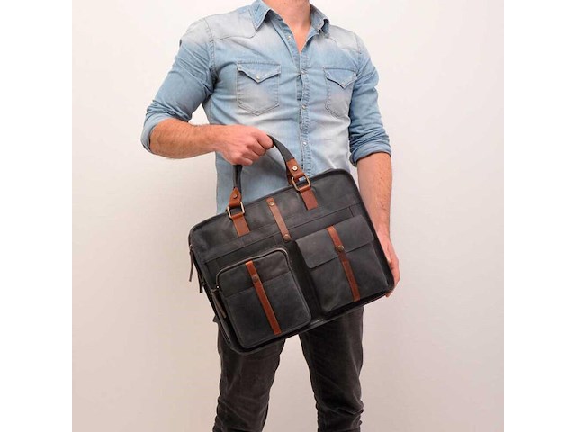 Laptoptas, berba, 826-131, navy - afbeelding 2 van  4