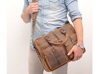 Laptoptas berba, 826-132, coffee - afbeelding 2 van  5