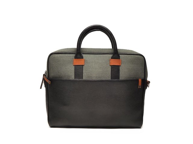 Laptoptas berba, 898-122, black-olive - afbeelding 1 van  4