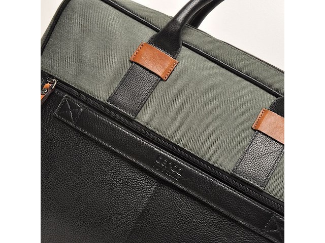 Laptoptas berba, 898-122, black-olive - afbeelding 3 van  4
