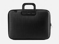Laptoptas bombata, all black - afbeelding 1 van  4