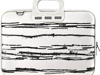 Laptoptas, bombata, black&white - afbeelding 2 van  3