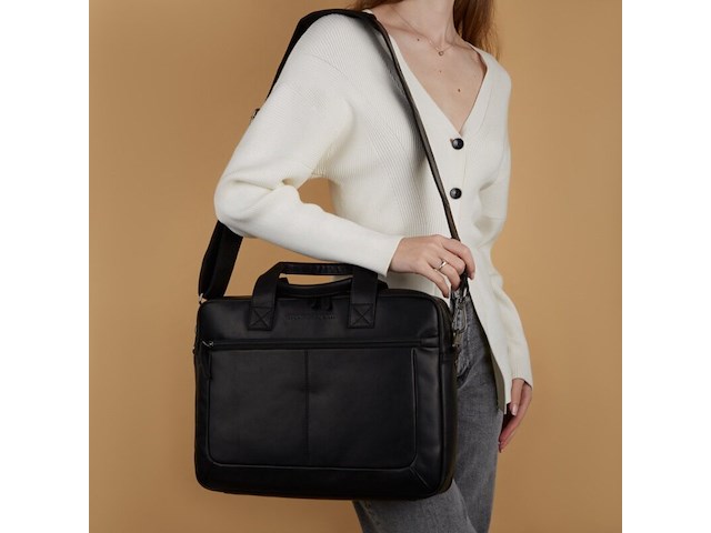 Laptoptas chesterfield, calvi, black - afbeelding 3 van  5