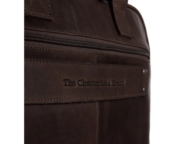 Laptoptas, chesterfield, calvi, brown - afbeelding 2 van  4