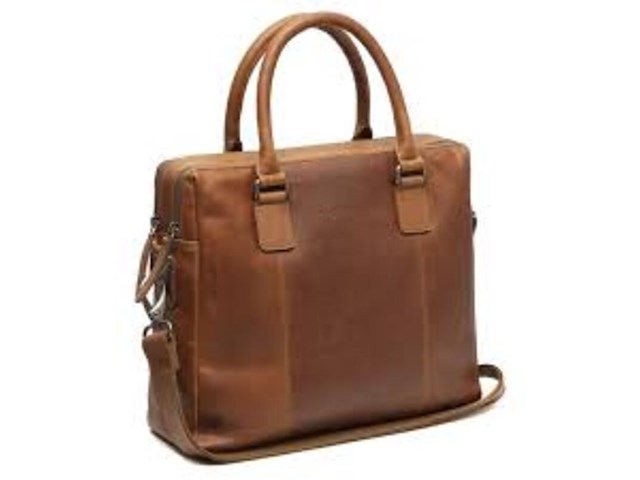 Laptoptas chesterfield, santiago, cognac - afbeelding 1 van  8