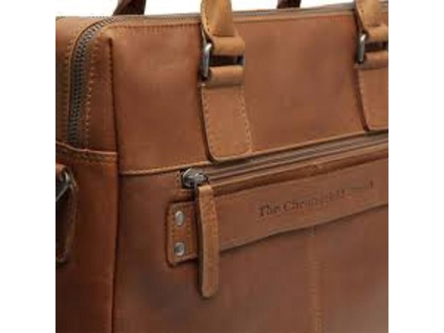 Laptoptas chesterfield, santiago, cognac - afbeelding 6 van  8