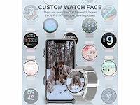 Laret modern dames smartwatch hartslagmonitor oproepen en spraakassistent - afbeelding 3 van  4