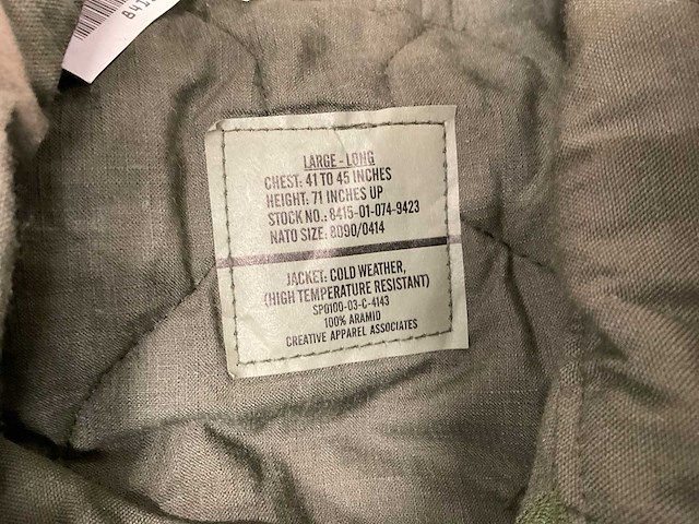 Large- long cold weather jacket - afbeelding 3 van  3