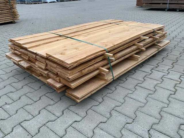 Lariks tuinplank 1800x135x16mm (80x) - afbeelding 7 van  9