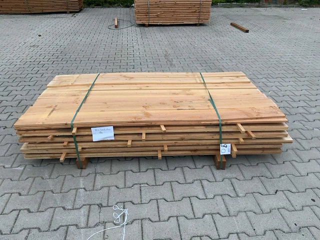 Lariks tuinplank 1800x135x16mm (80x) - afbeelding 2 van  9