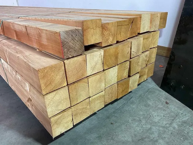 Lariks/douglas balk 500x14x14 cm (21x) - afbeelding 2 van  7