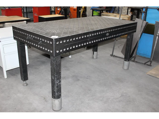 Las- / opspan-tafel siegmund met afmeting 200 x 100 x 100 cm. bladdikte 25 mm. - afbeelding 1 van  4