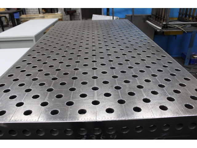 Las- / opspan-tafel siegmund met afmeting 200 x 100 x 100 cm. bladdikte 25 mm. - afbeelding 3 van  4