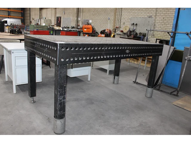 Las- / opspan-tafel siegmund met afmeting 200 x 100 x 100 cm. bladdikte 25 mm. - afbeelding 4 van  4