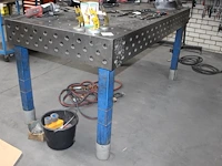 Las- / opspantafel met afmeting 200 x 100 cm. in hoogte verstelbaar. bladdikte 25 mm. - afbeelding 1 van  2
