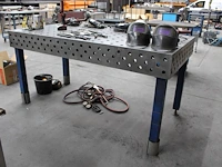 Las- / opspantafel met afmeting 200 x 100 cm. in hoogte verstelbaar. bladdikte 25 mm. - afbeelding 2 van  2
