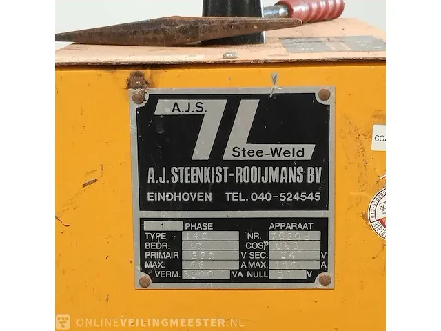 Las apparaat stee-weld, 140 - afbeelding 7 van  11