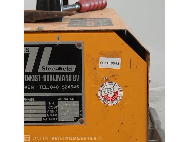 Las apparaat stee-weld, 140 - afbeelding 8 van  11