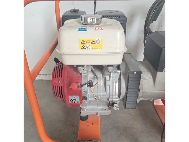 Lasaggregaat benzine 6,5kva kruiwagenmodel, europower generators, ep200x, 2014 - afbeelding 2 van  12