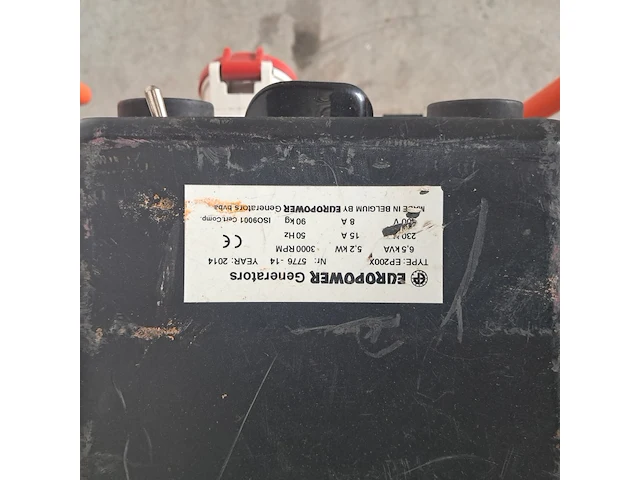 Lasaggregaat benzine 6,5kva kruiwagenmodel, europower generators, ep200x, 2014 - afbeelding 4 van  12