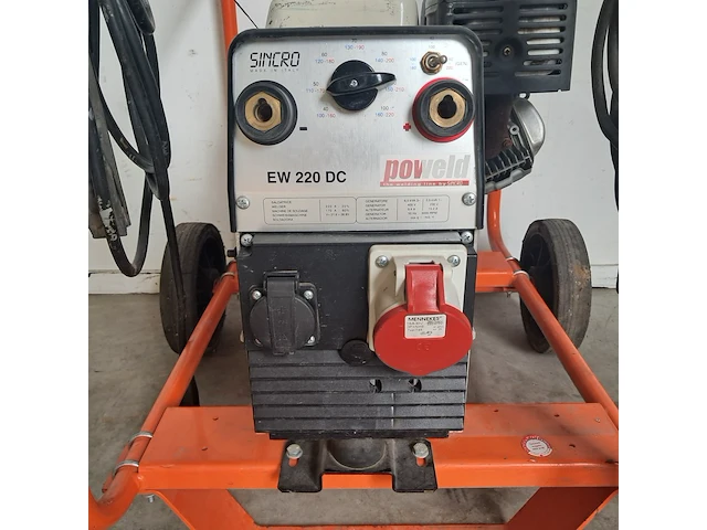 Lasaggregaat benzine 6,5kva kruiwagenmodel, europower generators, ep200x, 2014 - afbeelding 10 van  12