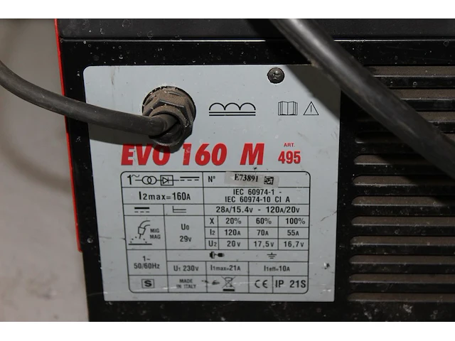 Lasapparaat cebora evo 160m. let op! exclusief gasfles. - afbeelding 4 van  4