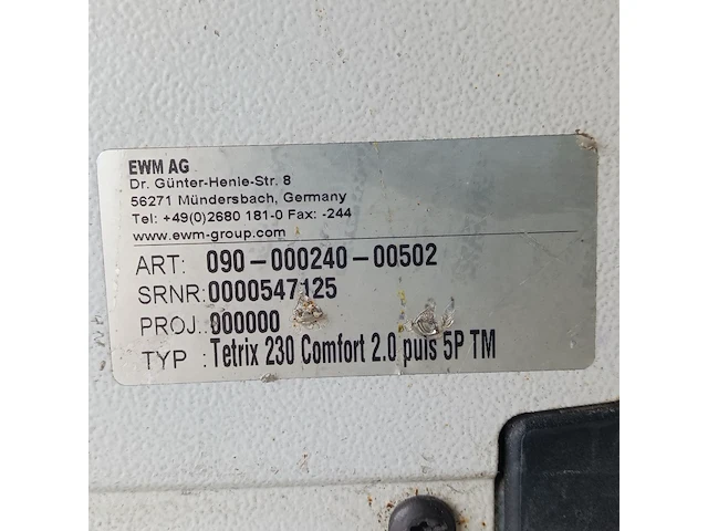 Lasapparaat, ewm, tetrix puls - afbeelding 3 van  14