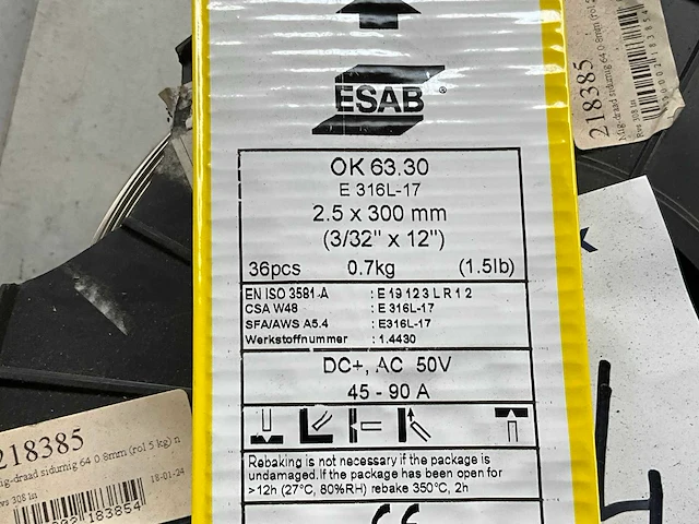 Lasdraad en elektroden - afbeelding 5 van  5