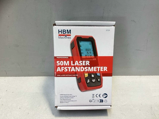 Laser afstandmeter - 50m - hbm - afbeelding 4 van  5