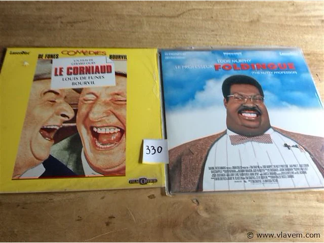 Laser disc 2stuks ( le corniaud- le professeur ) - afbeelding 1 van  1
