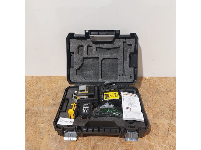 Laser level 12 lijns, sanderz, geel, 2025 - afbeelding 1 van  4