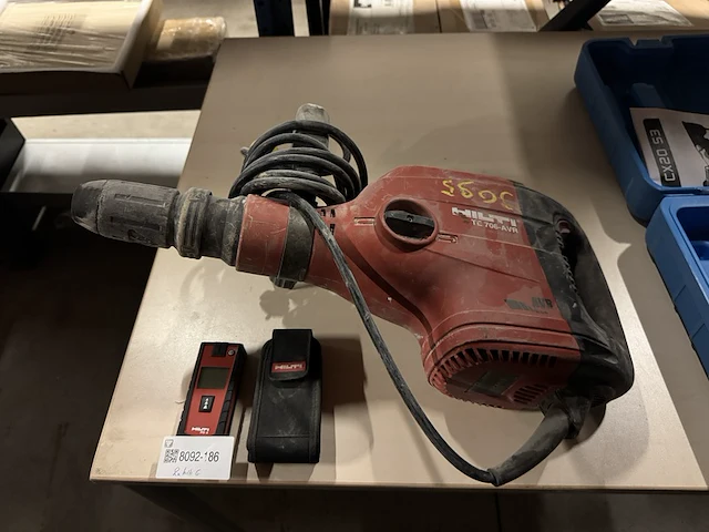 Laserafstandmeter, 1x sloophamer, hilti, pd 4, te 706-avr - afbeelding 1 van  4
