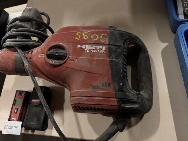Laserafstandmeter, 1x sloophamer, hilti, pd 4, te 706-avr - afbeelding 3 van  4