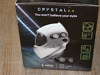 Lashelm optrel crystal 2.0 silver, nieuw in doos. - afbeelding 3 van  4