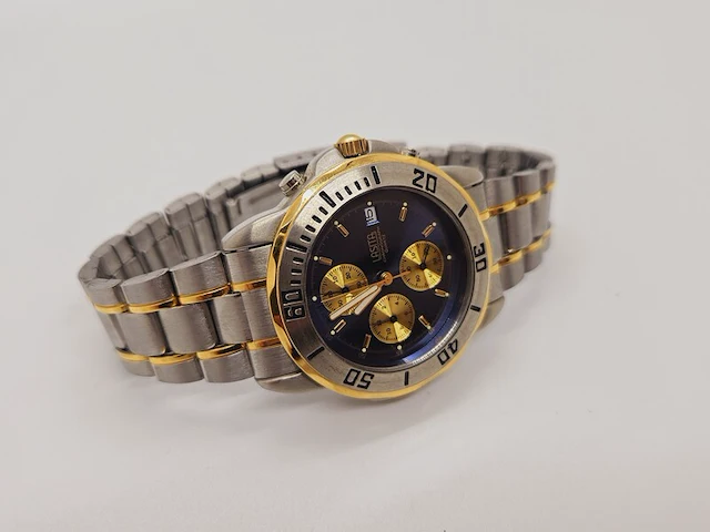 Lasita two tone chronograaf herenhorloge - afbeelding 4 van  8