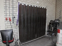 Lasscherm cepro met afmeting 216 x 210 cm. - afbeelding 1 van  2
