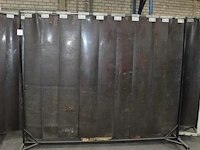 Lasscherm met afmeting 238 x 200 cm. - afbeelding 1 van  2