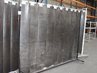 Lasscherm met afmeting 238 x 200 cm. - afbeelding 2 van  2