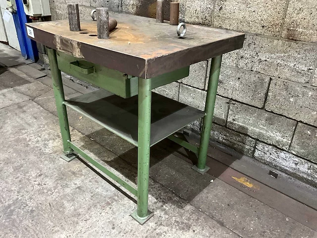 Lastafel / opspantafel 100x82x96cm - afbeelding 3 van  4