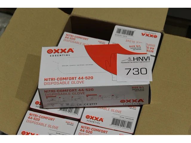 Latex handschoenen oxxa nitri-comfort maat 9. tien pakken. - afbeelding 3 van  3