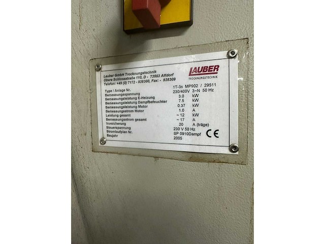 Lauber houtdroogmachine - afbeelding 7 van  7