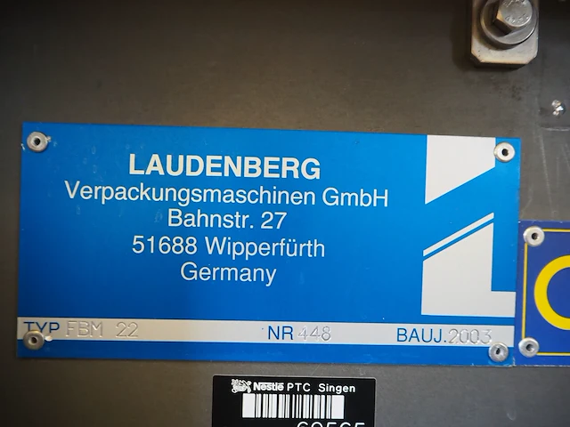 Laudenberg verpackungsmaschinen gmbh - afbeelding 40 van  45