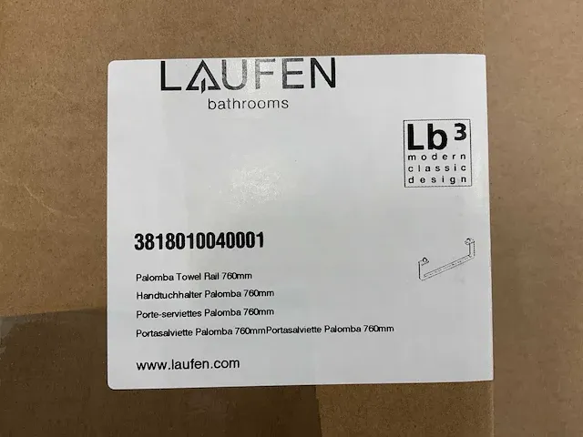 Laufen handdoekhouder (30x) - afbeelding 4 van  5