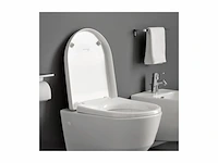 Laufen pro closetzitting antibacterieel met softclose en rvs scharnieren wit - afbeelding 3 van  3