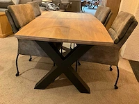 Laura eiken eetkamertafel - afbeelding 3 van  7